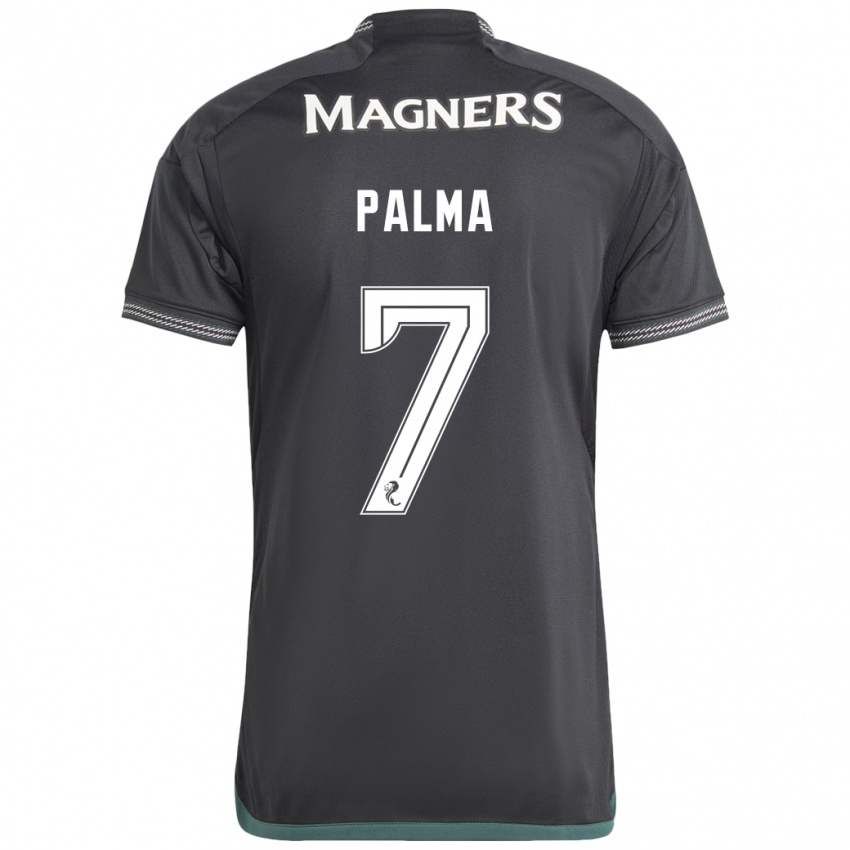 Damen Luis Palma #7 Schwarz Auswärtstrikot Trikot 2023/24 T-Shirt Österreich