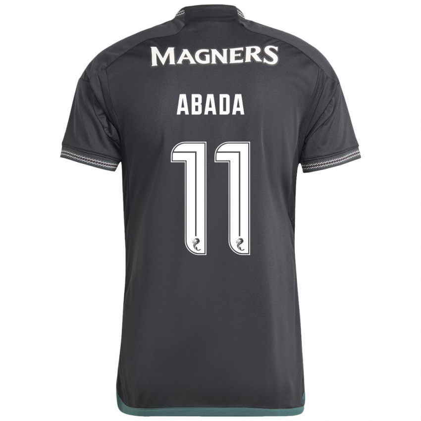Damen Liel Abada #11 Schwarz Auswärtstrikot Trikot 2023/24 T-Shirt Österreich