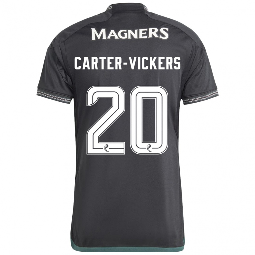 Damen Cameron Carter-Vickers #20 Schwarz Auswärtstrikot Trikot 2023/24 T-Shirt Österreich