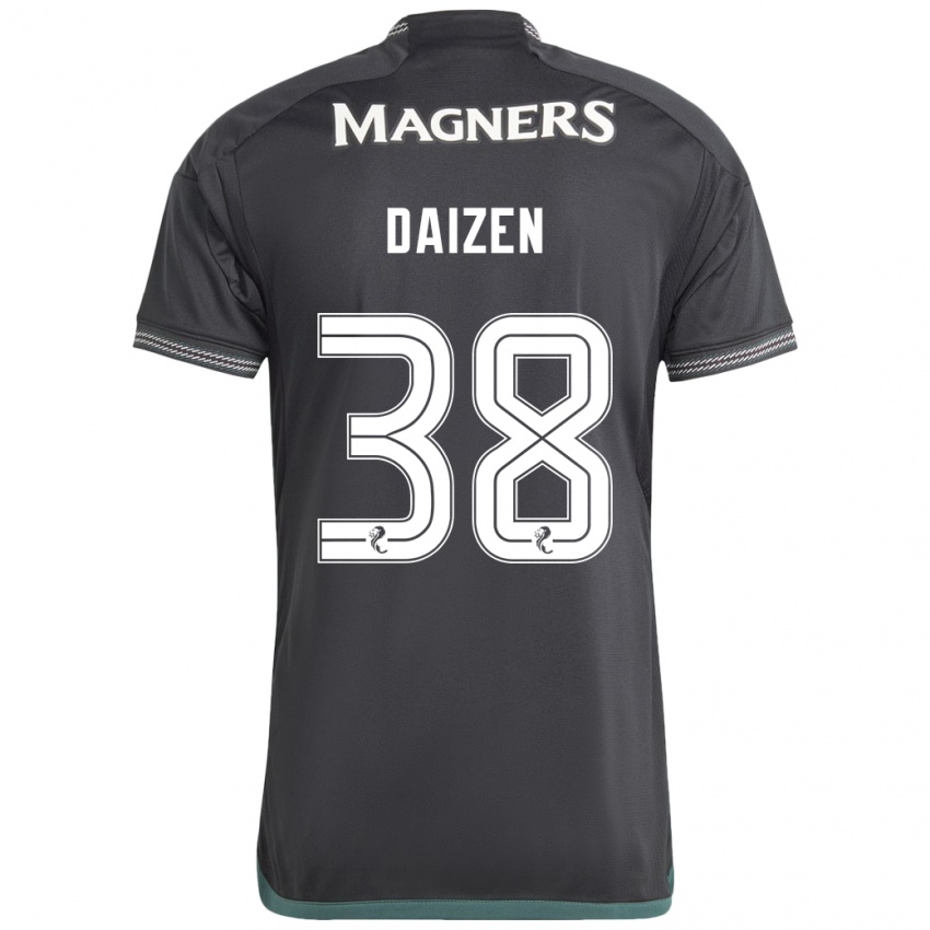 Damen Daizen Maeda #38 Schwarz Auswärtstrikot Trikot 2023/24 T-Shirt Österreich