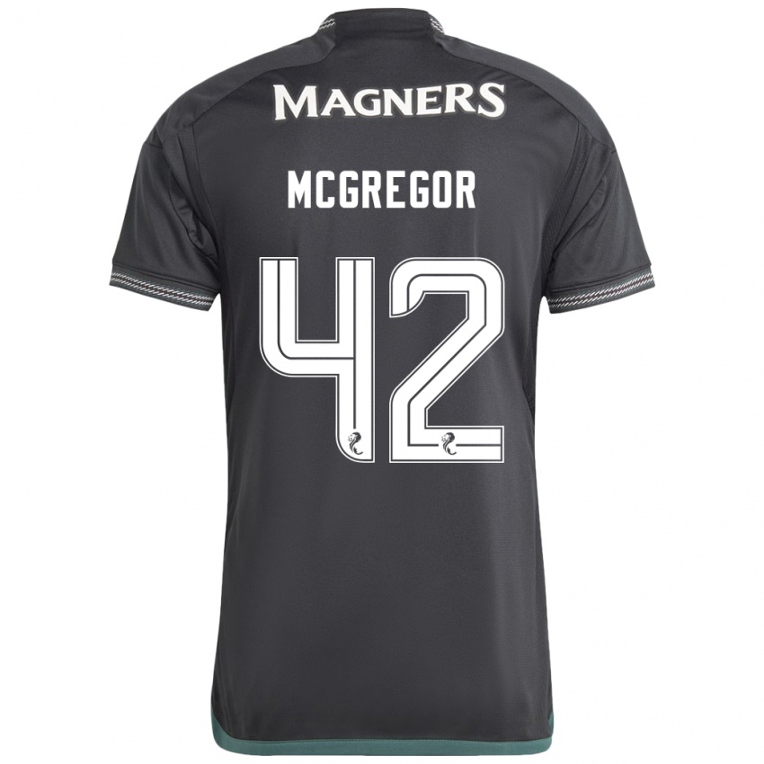 Damen Callum Mcgregor #42 Schwarz Auswärtstrikot Trikot 2023/24 T-Shirt Österreich