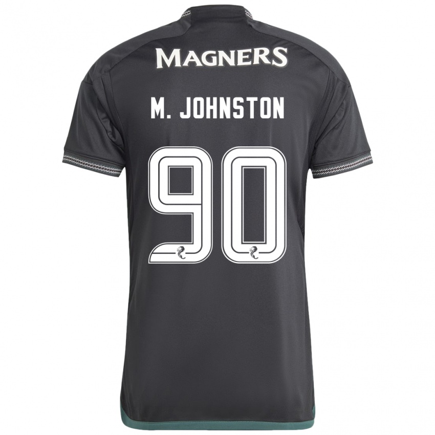 Damen Mikey Johnston #90 Schwarz Auswärtstrikot Trikot 2023/24 T-Shirt Österreich
