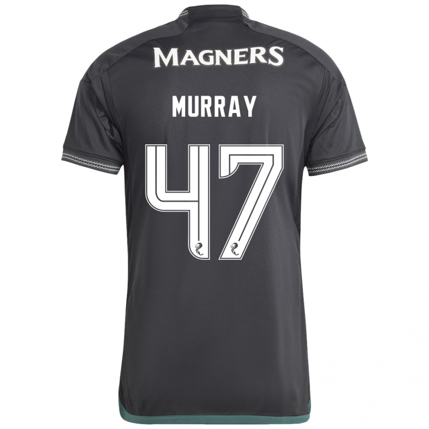 Damen Dane Murray #47 Schwarz Auswärtstrikot Trikot 2023/24 T-Shirt Österreich