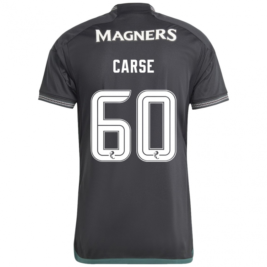 Damen Mackenzie Carse #60 Schwarz Auswärtstrikot Trikot 2023/24 T-Shirt Österreich