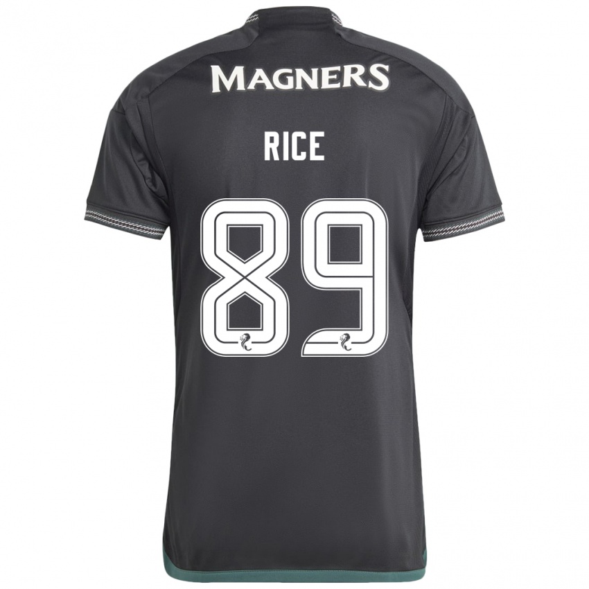 Damen Aidan Rice #89 Schwarz Auswärtstrikot Trikot 2023/24 T-Shirt Österreich