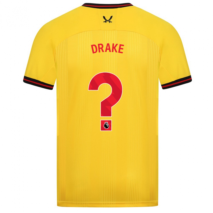 Damen Ben Drake #0 Gelb Auswärtstrikot Trikot 2023/24 T-Shirt Österreich