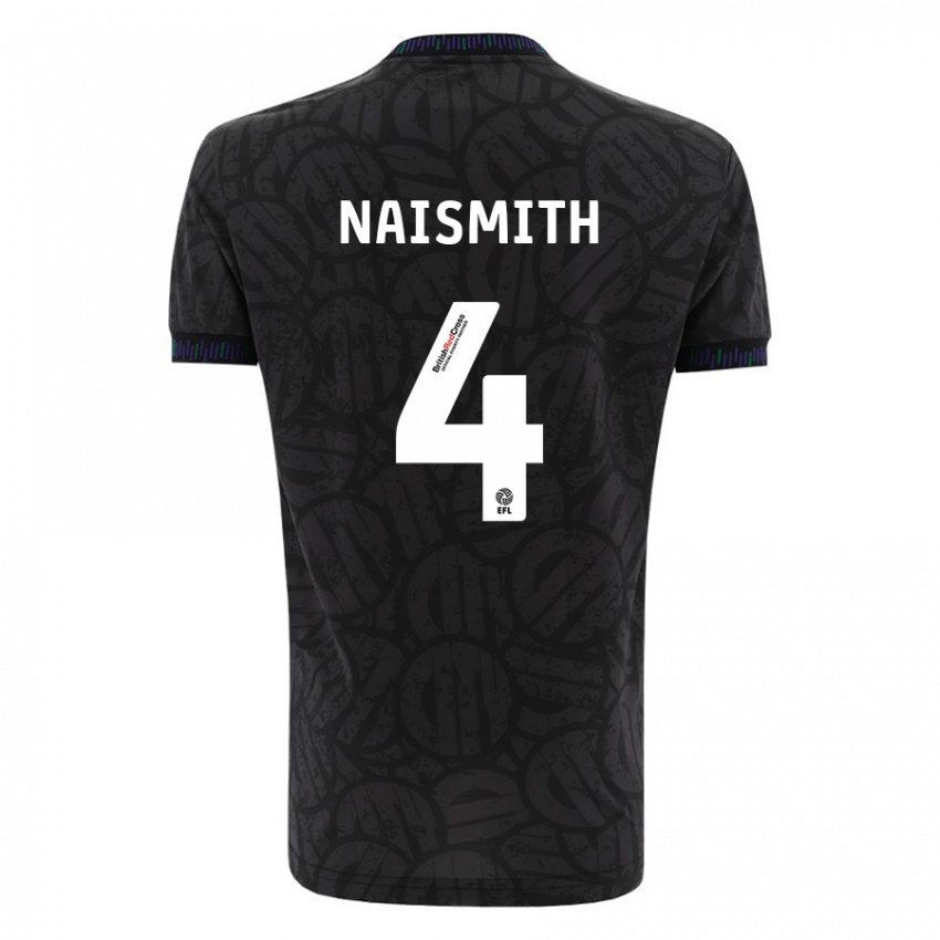 Damen Kal Naismith #4 Schwarz Auswärtstrikot Trikot 2023/24 T-Shirt Österreich