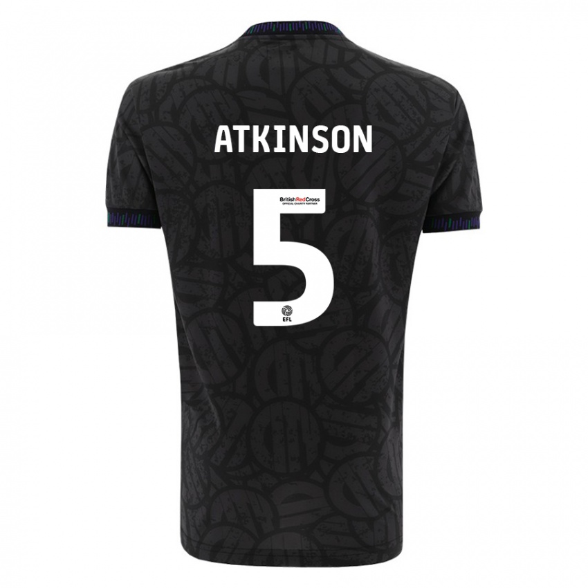 Damen Rob Atkinson #5 Schwarz Auswärtstrikot Trikot 2023/24 T-Shirt Österreich