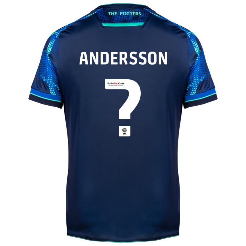 Damen Edwin Andersson #0 Marine Auswärtstrikot Trikot 2023/24 T-Shirt Österreich