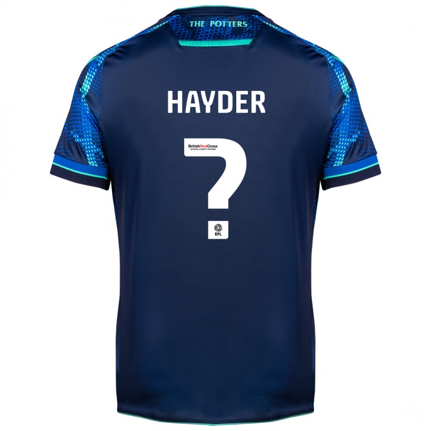 Damen Ali Hayder #0 Marine Auswärtstrikot Trikot 2023/24 T-Shirt Österreich