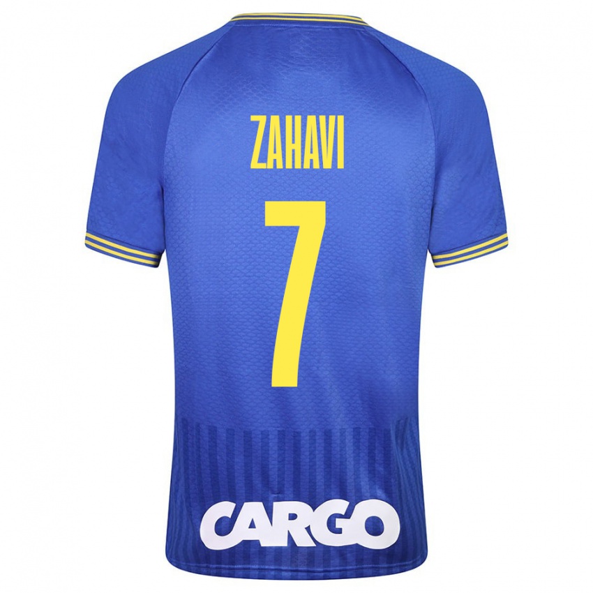 Damen Eran Zahavi #7 Blau Auswärtstrikot Trikot 2023/24 T-Shirt Österreich