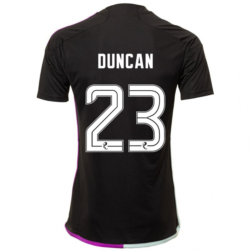 Damen Ryan Duncan #23 Schwarz Auswärtstrikot Trikot 2023/24 T-Shirt Österreich