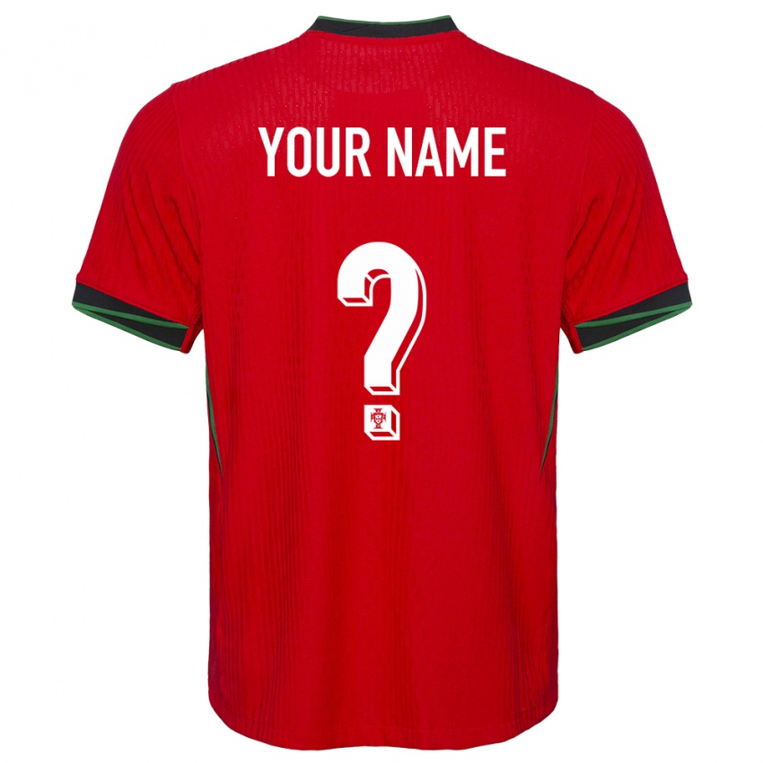 Kinder Portugal Ihren Namen #0 Rot Heimtrikot Trikot 24-26 T-Shirt Österreich