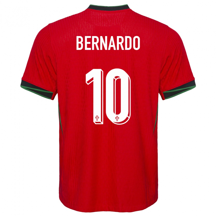 Kinder Portugal Bernardo Silva #10 Rot Heimtrikot Trikot 24-26 T-Shirt Österreich