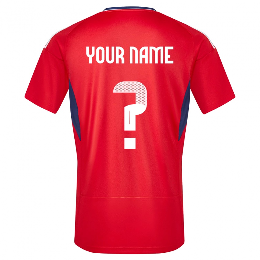 Kinder Costa Rica Ihren Namen #0 Rot Heimtrikot Trikot 24-26 T-Shirt Österreich