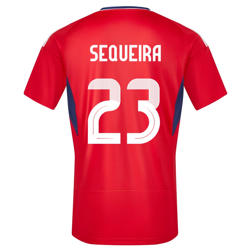 Kinder Costa Rica Patrick Sequeira #23 Rot Heimtrikot Trikot 24-26 T-Shirt Österreich
