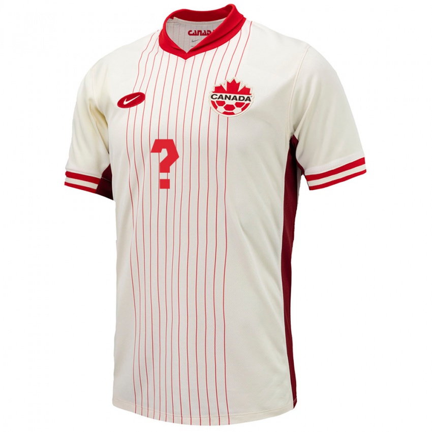Kinder Kanada Mouhamadou Kane #0 Weiß Auswärtstrikot Trikot 24-26 T-Shirt Österreich