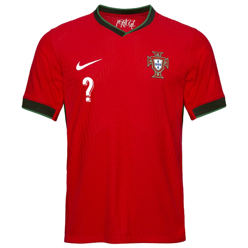 Herren Portugal Ihren Namen #0 Rot Heimtrikot Trikot 24-26 T-Shirt Österreich