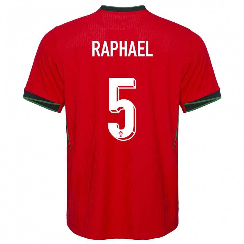Herren Portugal Raphael Guerreiro #5 Rot Heimtrikot Trikot 24-26 T-Shirt Österreich