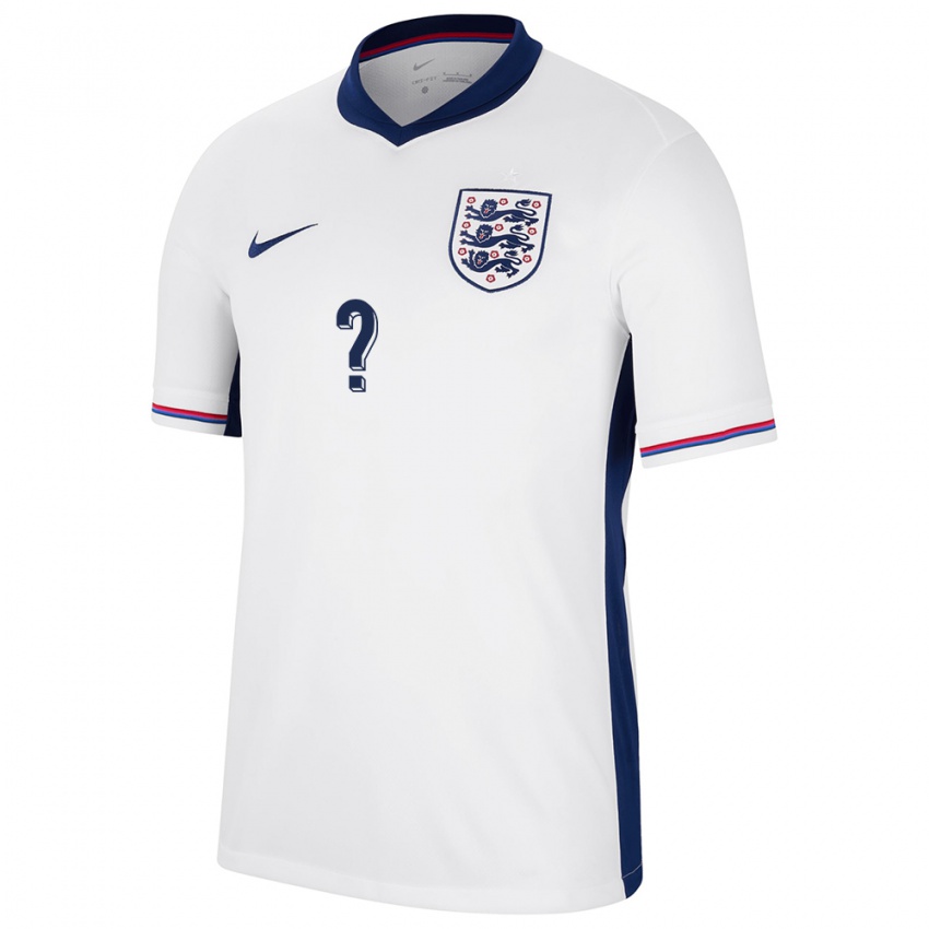 Herren England Ihren Namen #0 Weiß Heimtrikot Trikot 24-26 T-Shirt Österreich
