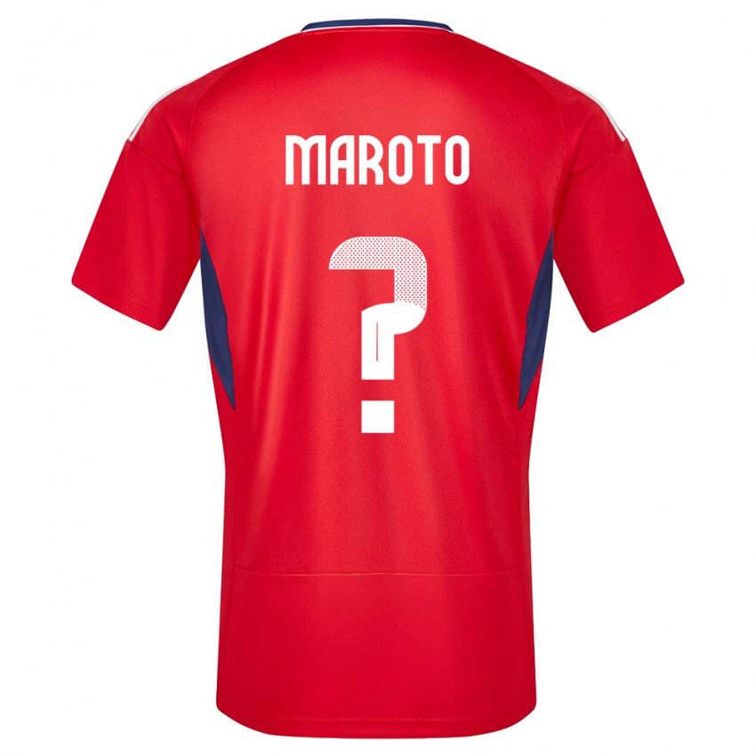 Herren Costa Rica Victor Maroto #0 Rot Heimtrikot Trikot 24-26 T-Shirt Österreich