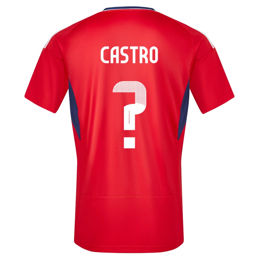 Herren Costa Rica Mathias Castro #0 Rot Heimtrikot Trikot 24-26 T-Shirt Österreich
