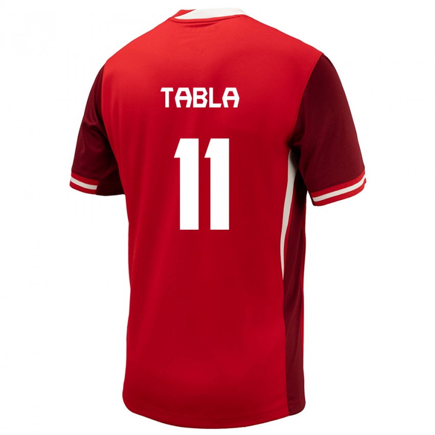 Herren Kanada Ballou Tabla #11 Rot Heimtrikot Trikot 24-26 T-Shirt Österreich