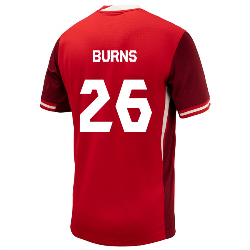 Herren Kanada Zoe Burns #26 Rot Heimtrikot Trikot 24-26 T-Shirt Österreich