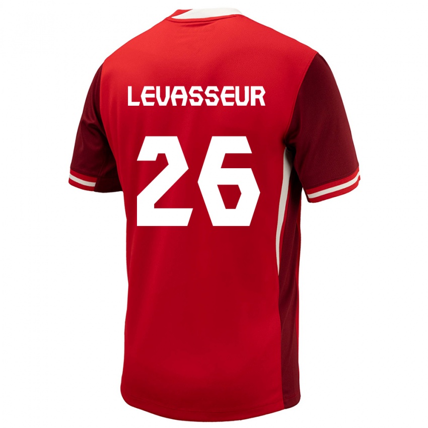 Herren Kanada Marie Levasseur #26 Rot Heimtrikot Trikot 24-26 T-Shirt Österreich
