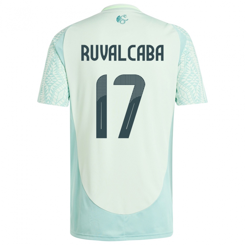 Herren Mexiko Jorge Ruvalcaba #17 Leinengrün Auswärtstrikot Trikot 24-26 T-Shirt Österreich