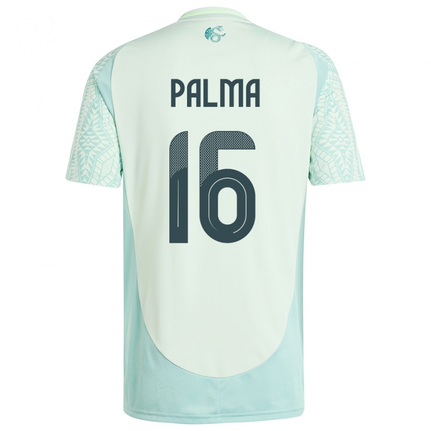 Herren Mexiko Rafael Palma #16 Leinengrün Auswärtstrikot Trikot 24-26 T-Shirt Österreich