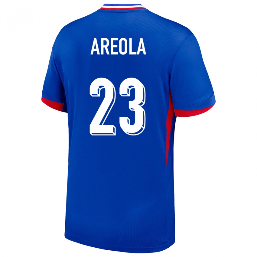Damen Frankreich Alphonse Areola #23 Blau Heimtrikot Trikot 24-26 T-Shirt Österreich