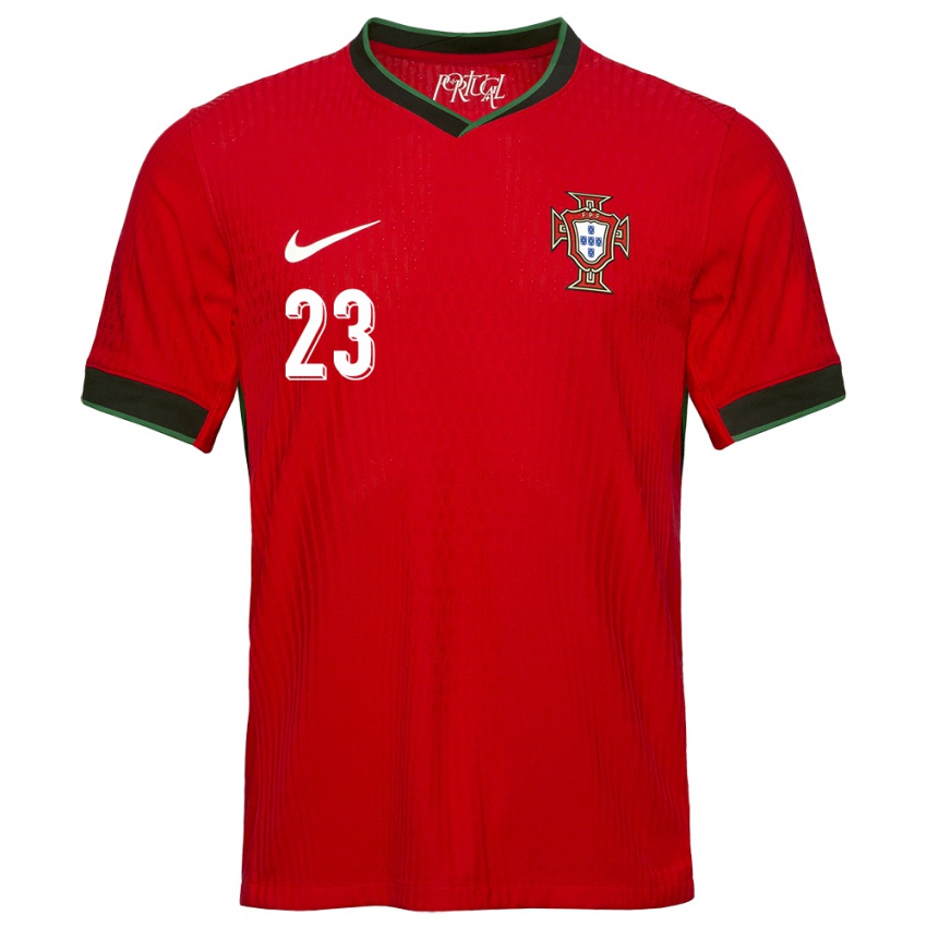 Damen Portugal Pedro Neto #23 Rot Heimtrikot Trikot 24-26 T-Shirt Österreich