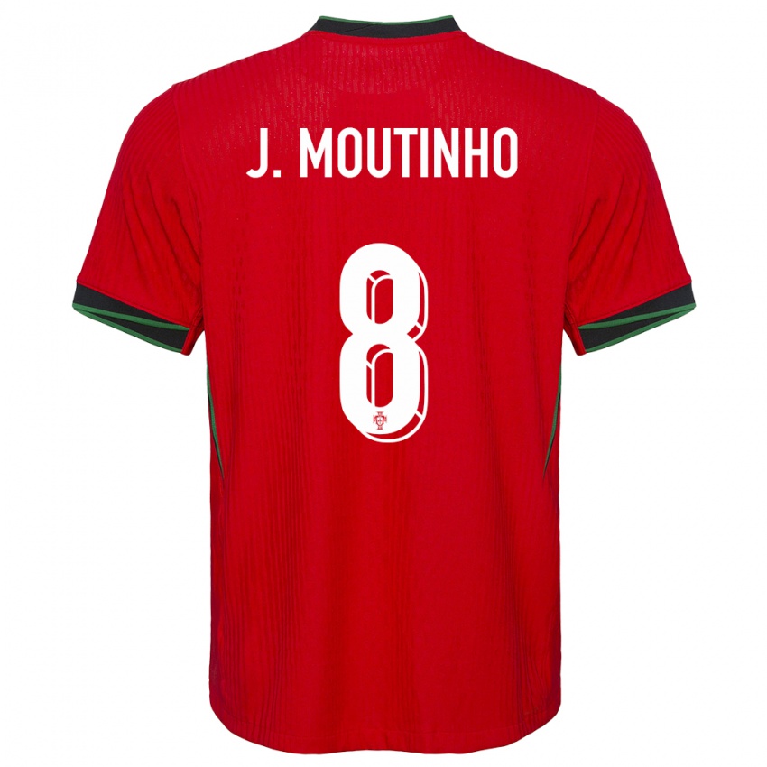 Damen Portugal Joao Moutinho #8 Rot Heimtrikot Trikot 24-26 T-Shirt Österreich
