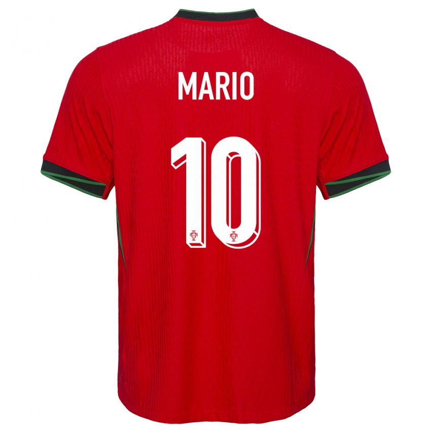 Damen Portugal Joao Mario #10 Rot Heimtrikot Trikot 24-26 T-Shirt Österreich