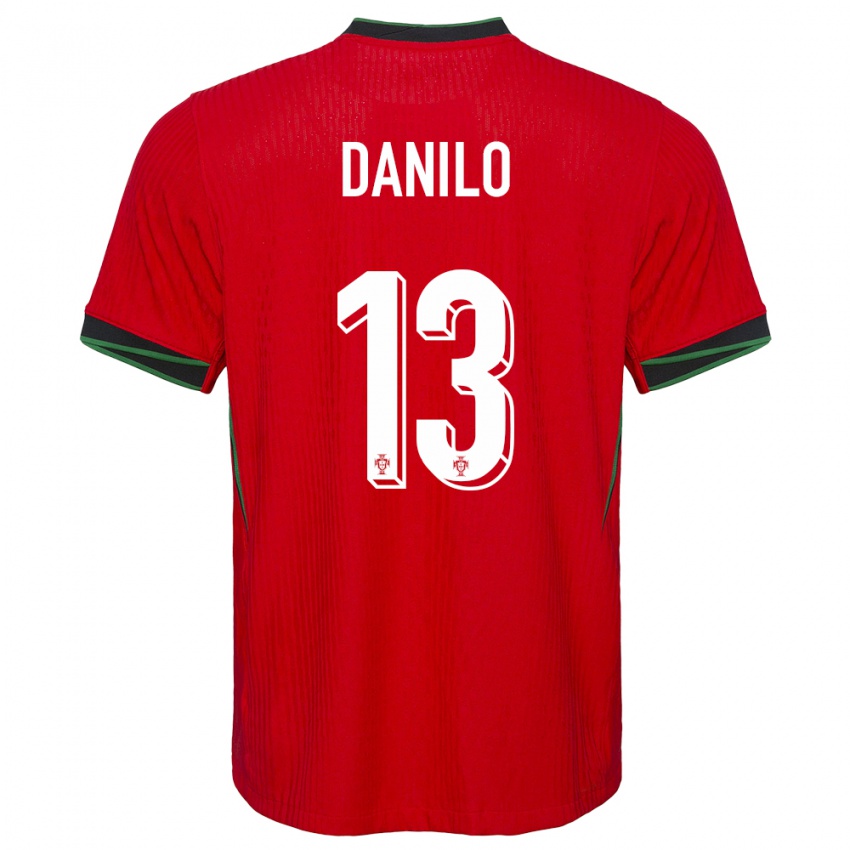 Damen Portugal Danilo Pereira #13 Rot Heimtrikot Trikot 24-26 T-Shirt Österreich