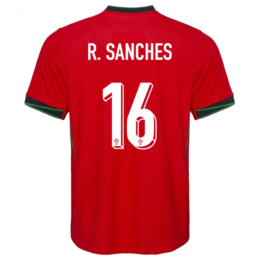 Damen Portugal Renato Sanches #16 Rot Heimtrikot Trikot 24-26 T-Shirt Österreich