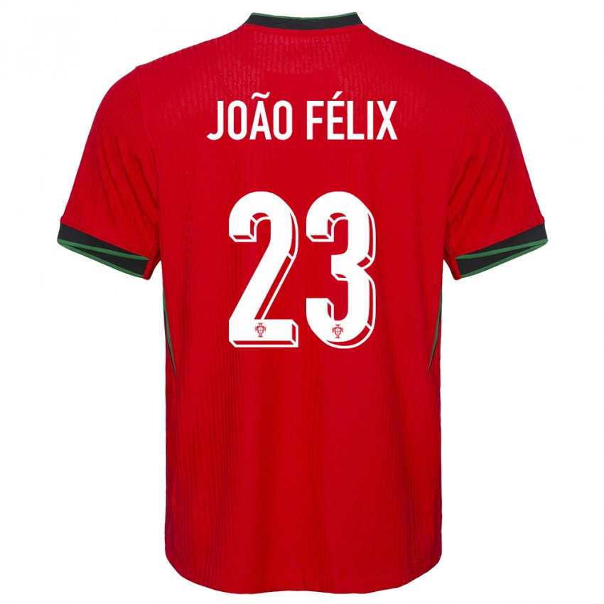 Damen Portugal Joao Felix #23 Rot Heimtrikot Trikot 24-26 T-Shirt Österreich