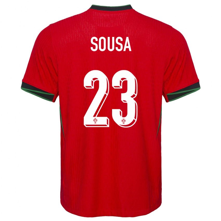 Damen Portugal Afonso Sousa #23 Rot Heimtrikot Trikot 24-26 T-Shirt Österreich
