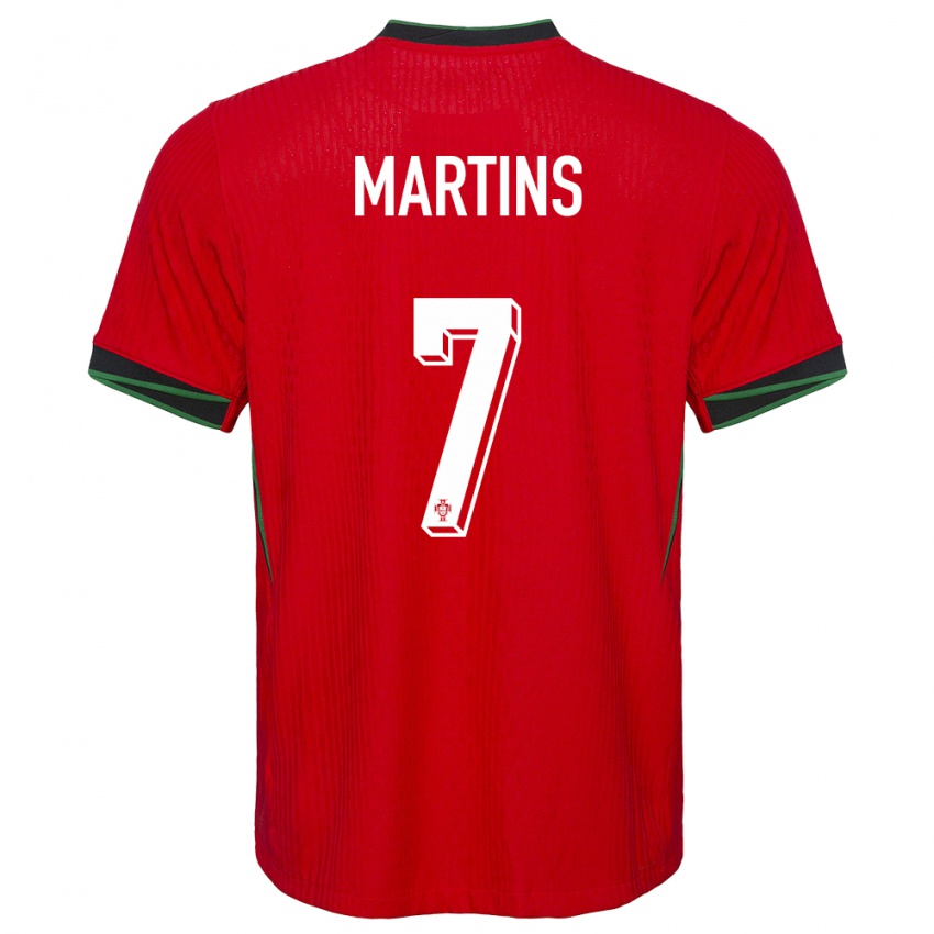 Damen Portugal Gil Martins #7 Rot Heimtrikot Trikot 24-26 T-Shirt Österreich
