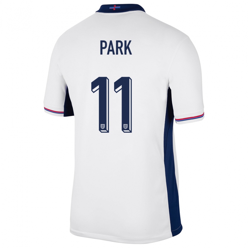 Damen England Jess Park #11 Weiß Heimtrikot Trikot 24-26 T-Shirt Österreich