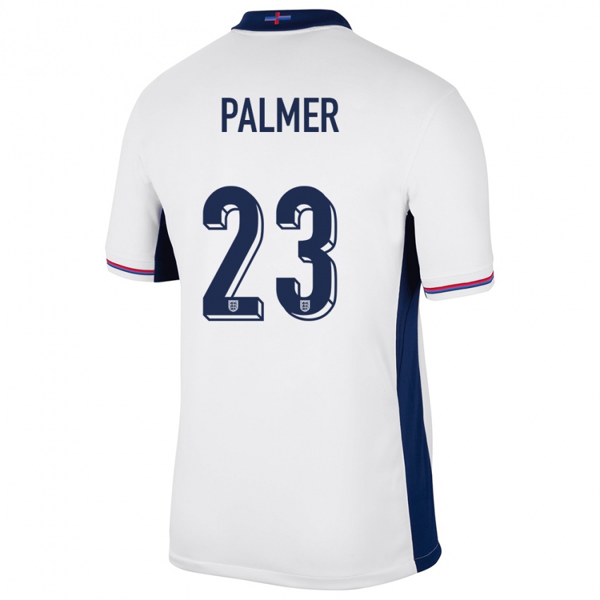 Damen England Cole Palmer #23 Weiß Heimtrikot Trikot 24-26 T-Shirt Österreich