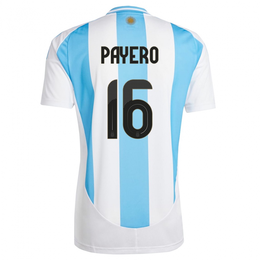 Damen Argentinien Martin Payero #16 Weiß Blau Heimtrikot Trikot 24-26 T-Shirt Österreich