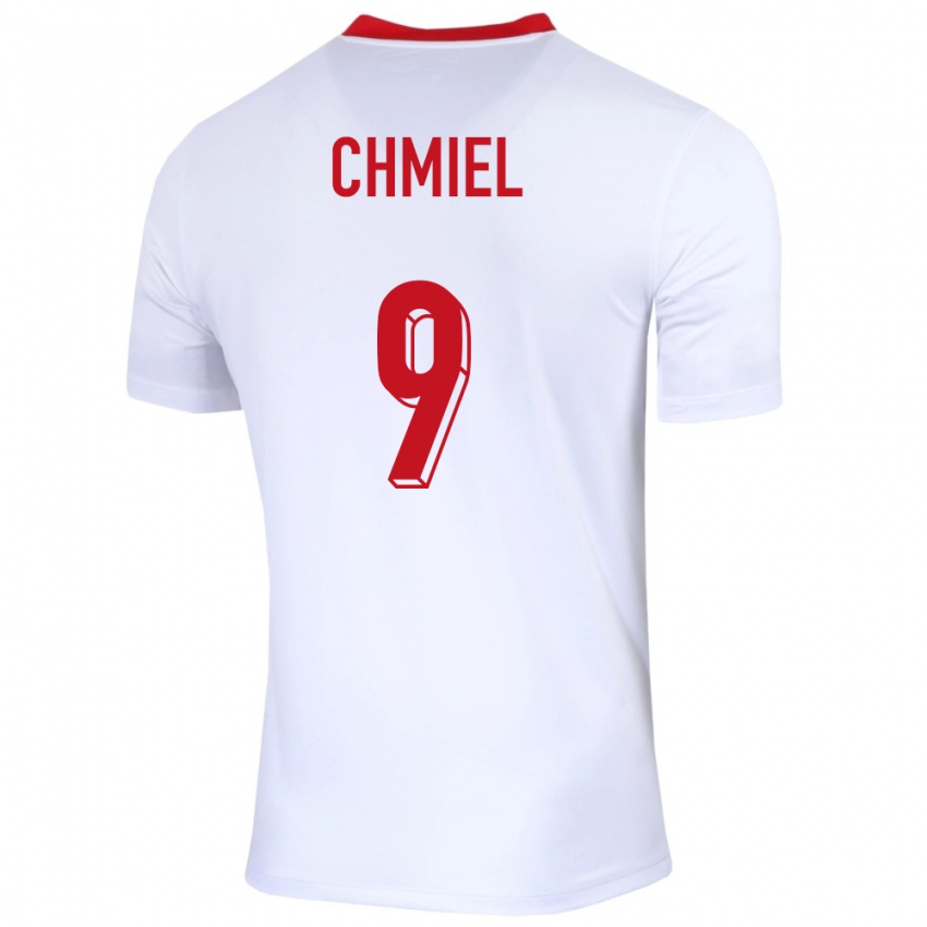 Damen Polen George Chmiel #9 Weiß Heimtrikot Trikot 24-26 T-Shirt Österreich