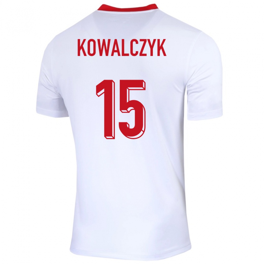 Damen Polen Mateusz Kowalczyk #15 Weiß Heimtrikot Trikot 24-26 T-Shirt Österreich