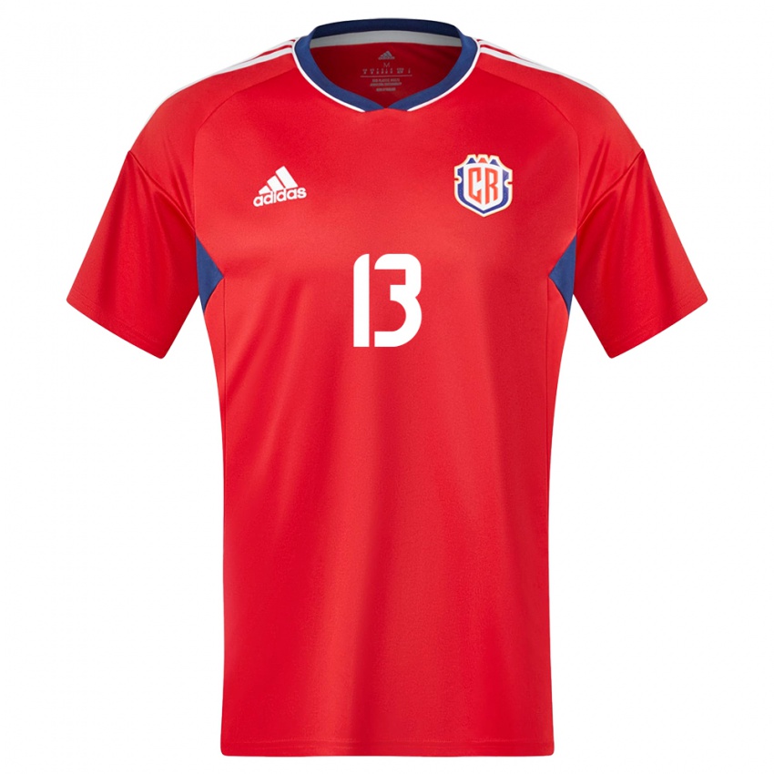 Damen Costa Rica Gerson Torres #13 Rot Heimtrikot Trikot 24-26 T-Shirt Österreich