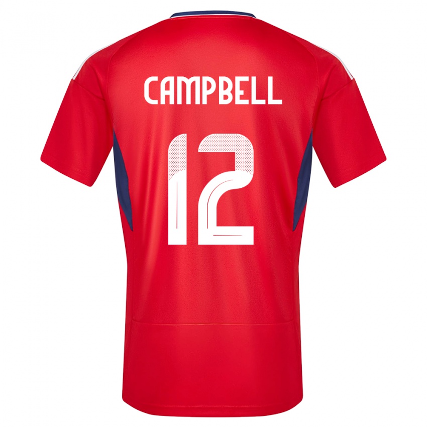 Damen Costa Rica Joel Campbell #12 Rot Heimtrikot Trikot 24-26 T-Shirt Österreich