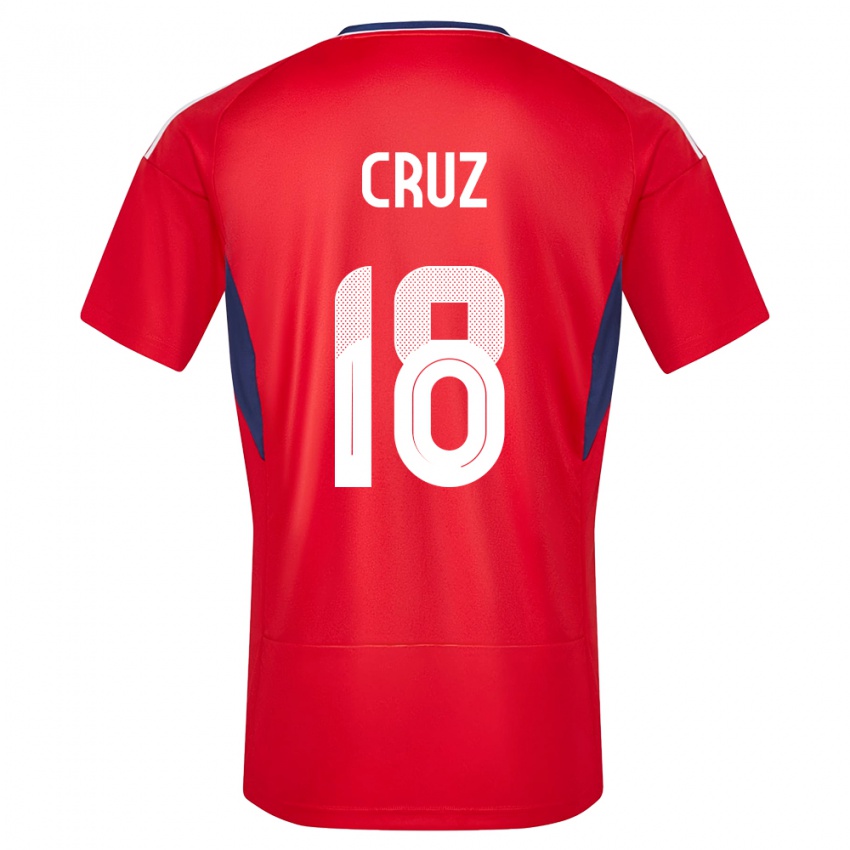 Damen Costa Rica Aaron Cruz #18 Rot Heimtrikot Trikot 24-26 T-Shirt Österreich
