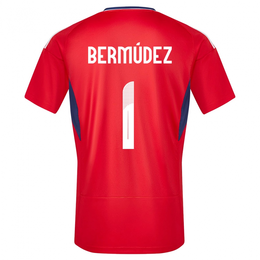 Damen Costa Rica Noelia Bermudez #1 Rot Heimtrikot Trikot 24-26 T-Shirt Österreich