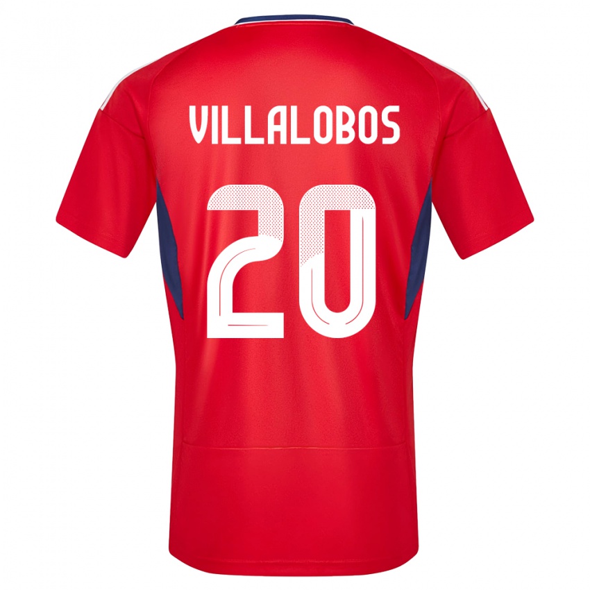 Damen Costa Rica Fabiola Villalobos #20 Rot Heimtrikot Trikot 24-26 T-Shirt Österreich